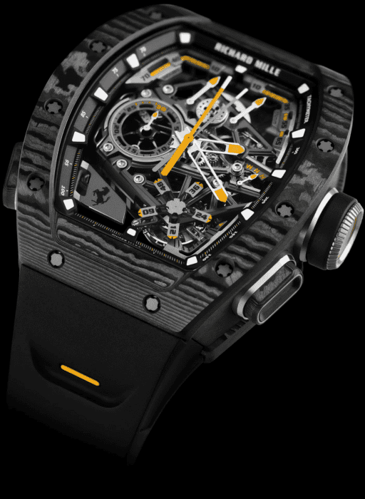 RM 43-01 Ferrari Tourbillon Split-Second Chronograph in carbon fibre