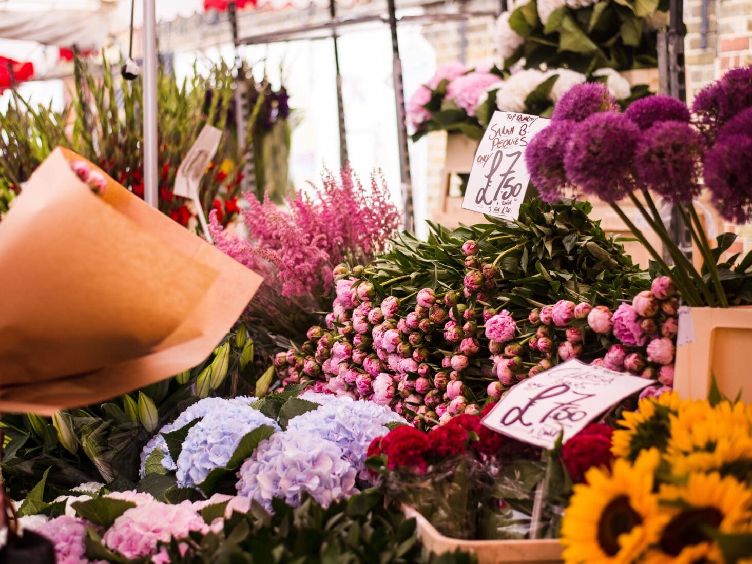 columbia road flower market