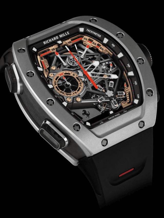 RM 43-01 Ferrari Tourbillon Split-Second Chronograph in titanium