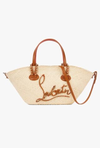 Christian Louboutin Cabata raffia basket bag