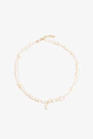 Completedworks Beaded pearl necklace