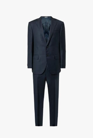 Corneliani Birdsey Single-Breasted Suit