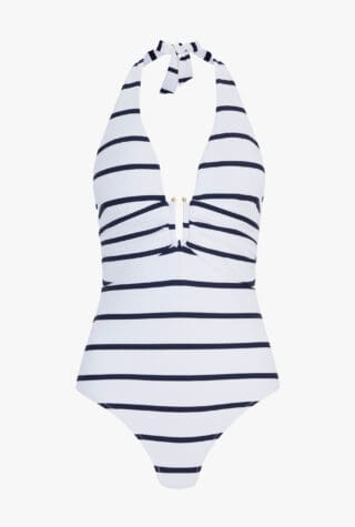 Heidi Klein Nautical Stripe swimsuit