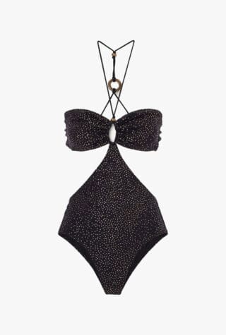 Isabel Marant Idoya polka-dot swimsuit