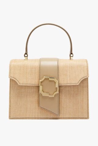 Malone Souliers Audrey raffia bag