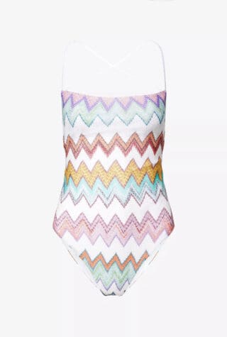 Missoni Chevron Metallic Swimsuit