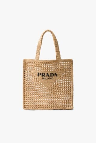 Prada crochet tote bag
