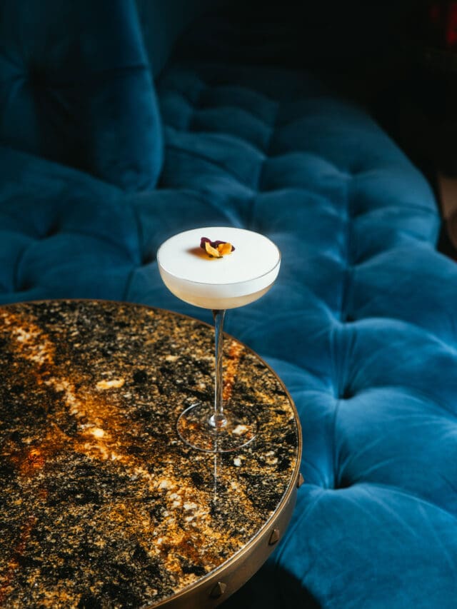Champagne cocktails at Thirteen