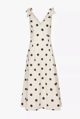 Zimmermann Crush V-neck polka-dot midi dress