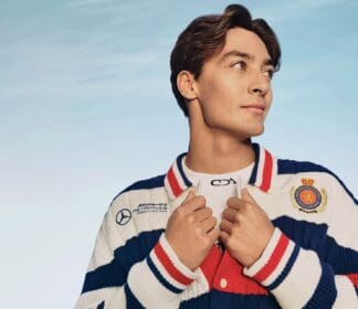 george russell tommy hilfiger formula one fashion