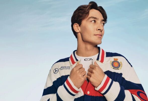 george russell tommy hilfiger formula one fashion