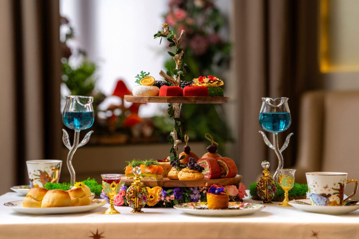 Midsummer Night’s Dream Afternoon Tea at Kona at Taj 51 Buckingham Gate, Westminster
