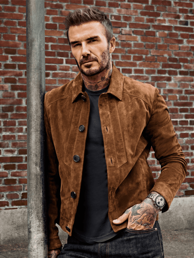 suede jacket david beckham
