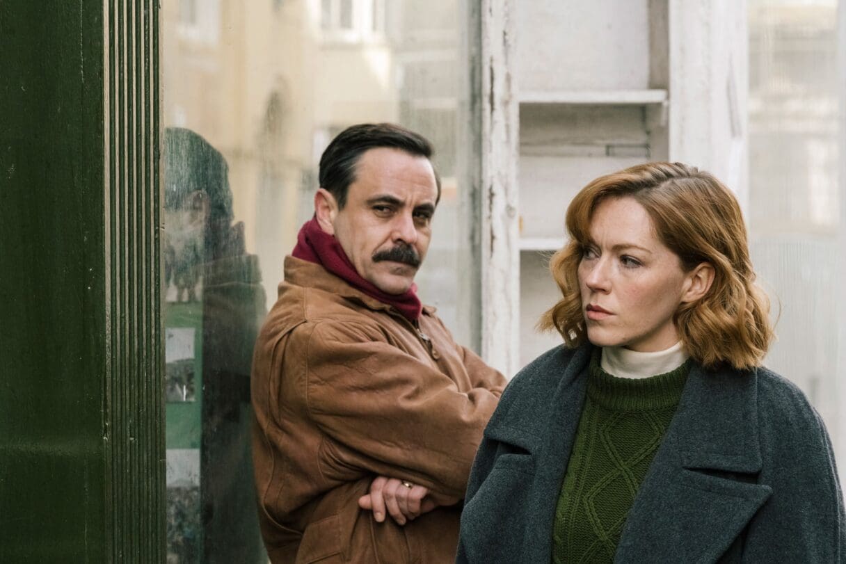 Emun Elliott and Charlotte Spencer