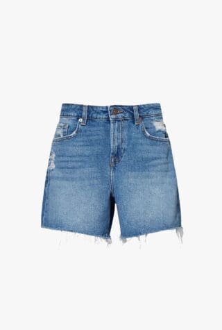 7 For All Mankind Elevated distressed denim shorts