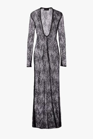 Adriana Degreas sheer lace dress