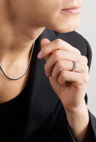 Anita Ko braided 18-karat white gold ring