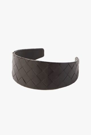 Bottega Veneta Intrecciato leather headband