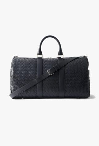 Bottega Veneta Intrecciato leather weekend bag