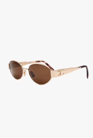 Celine Triomphe round-frame sunglasses