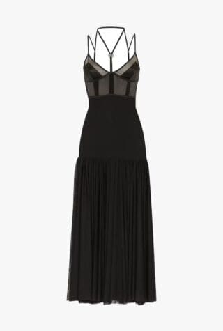 Dolce & Gabbana sheer corset midi dress