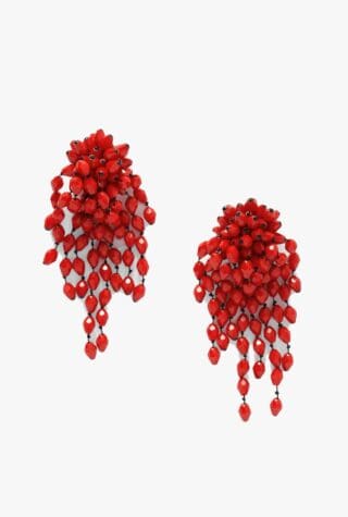 Isabel Marant Silver-tone beaded earrings