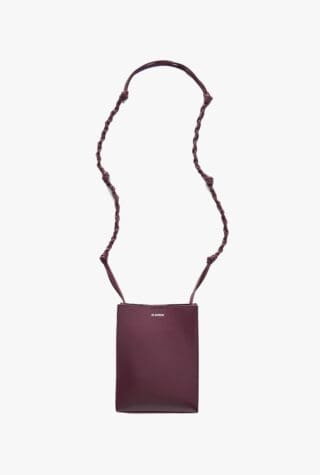 Jil Sander Small knotted leather shoulder bag
