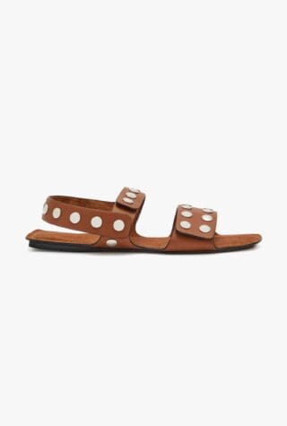 Khaite Boden stud-embellished leather sandals