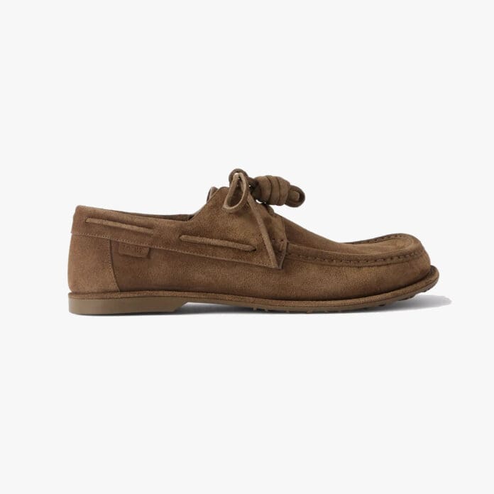 Loewe + Paula's Ibiza Campo Suede Boat Shoes