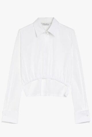 Max Mara cotton cropped shirt