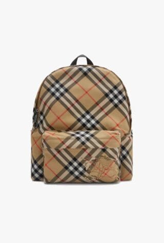 Small Check Backpack