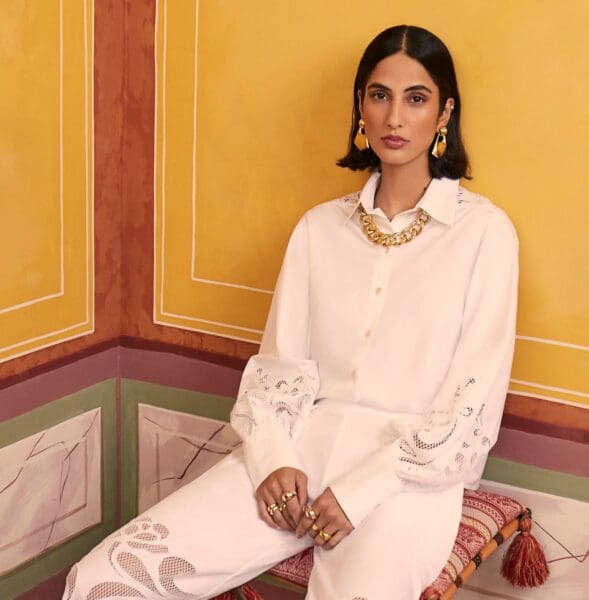 Temperley London white shirts for women