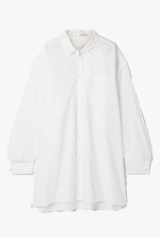 The Row Victoria oversized cotton-poplin shirt