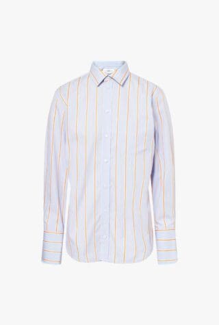 Victoria Beckham Striped long-sleeved shirt