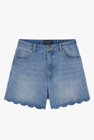WYSE Ruby scallop shorts