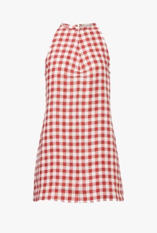 Asceno Antiqua gingham dress