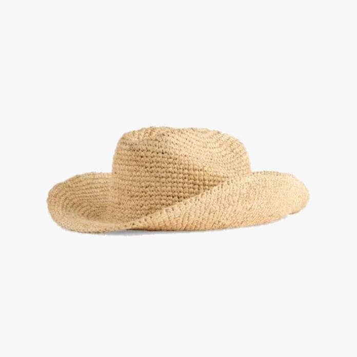 Boutique Boniat Luxe raffia cowboy hat