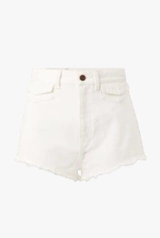 Chloé Frayed denim shorts