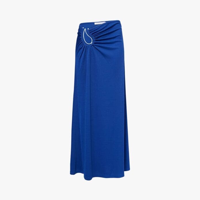 Christopher Esber ruched maxi skirt