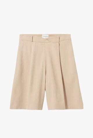 Claudie Pierlot Wide Wrap-Front Bermuda Shorts