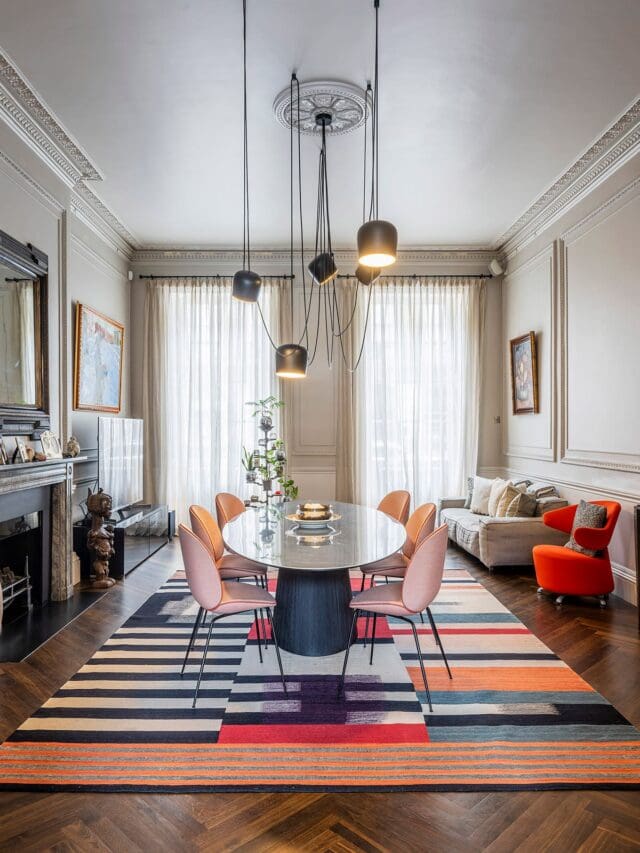 harely street townhouse dining room