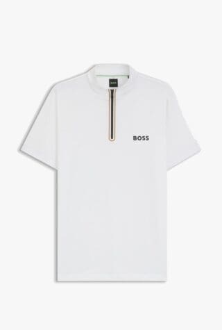 Hugo Boss Active zip-neck T-Shirt 