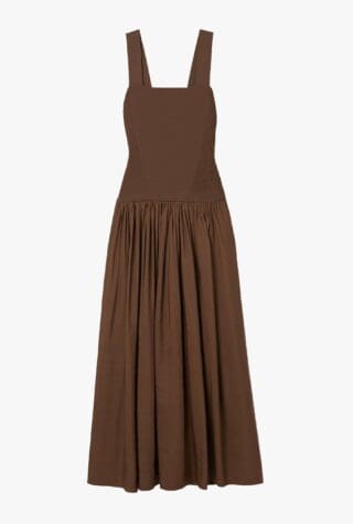 La Ligne linen-blend midi dress