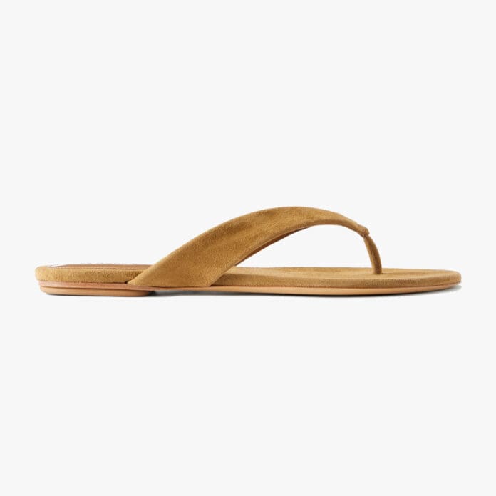 Le Monde Beryl suede flip flops