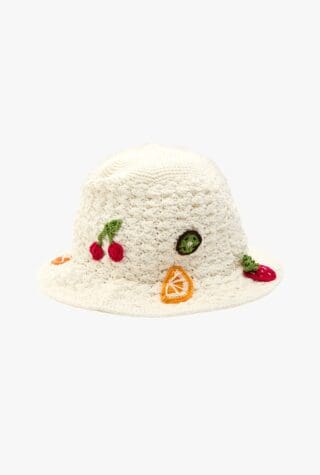 Leslie Amon Tutti Frutti embroidered bucket hat
