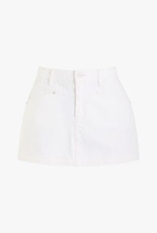 Paige Ryder denim mini skirt
