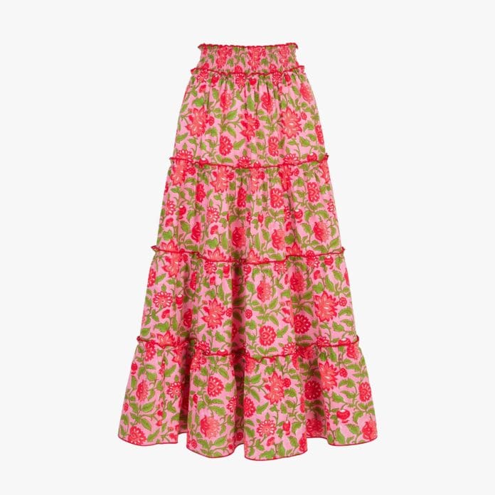Pink City Prints Candy Jaal Rah Rah Skirt