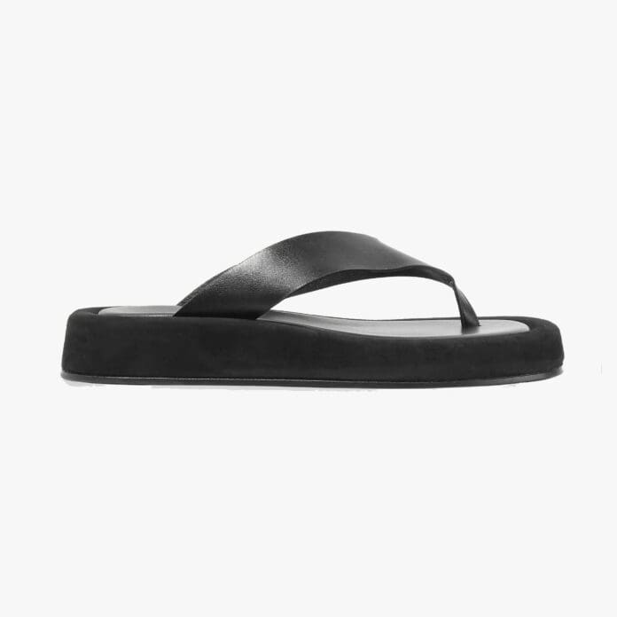 The Row Ginza platform flip flops