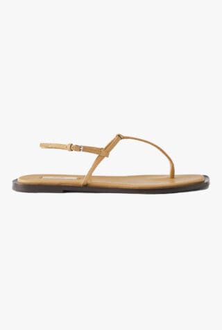 Toteme T-Strap leather flats