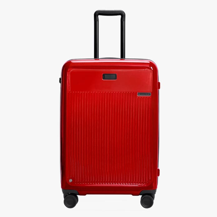 Briggs & Riley Sympatico Glossy Ruby Medium Expandable Spinner